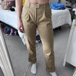 Scotch & Soda Khaki Pleated Pants